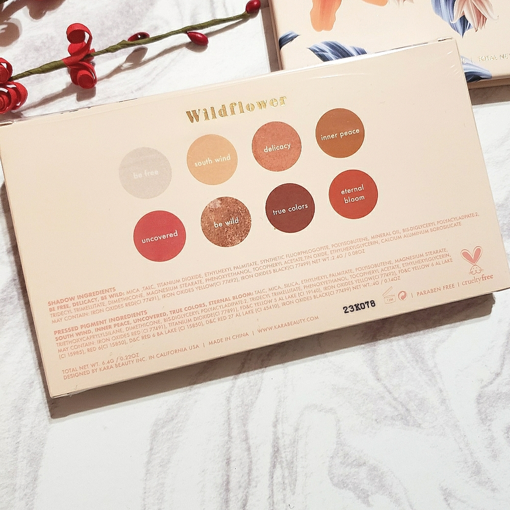 Kara Beauty Wildflower 8 Color Eyeshadow Palette - Picture 3 of 4